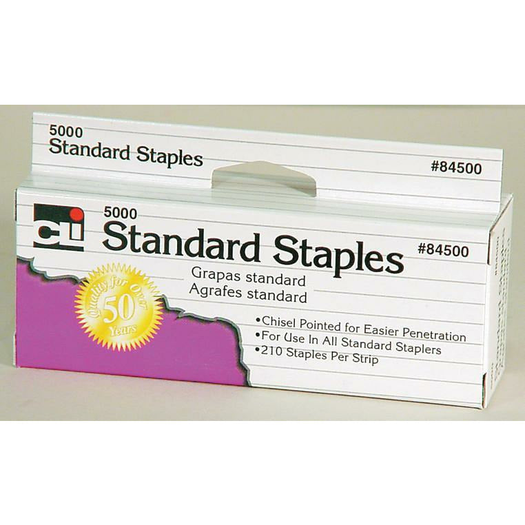 Standard Staples, Box of 5,000