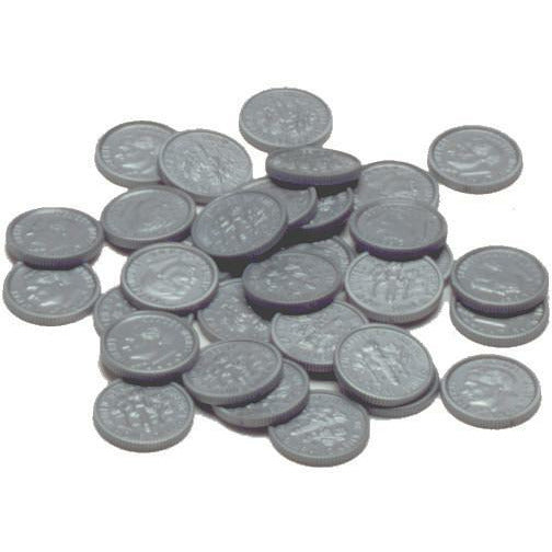 Plastic Coins-100 nickels