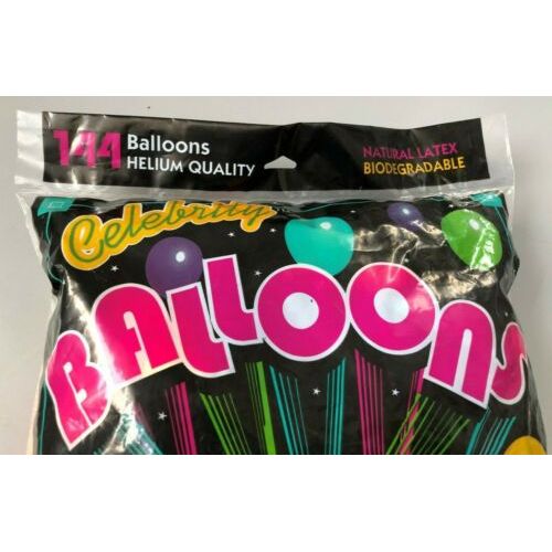 9" Latex Balloons, 100 per Bag