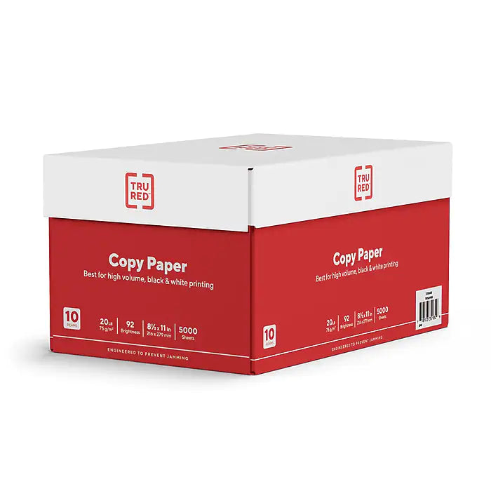 Copy Paper, 8.5 x 11, 5000 Sheets