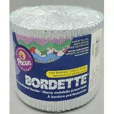 Bordette 2 1/4 X 25Ft Icicles, White