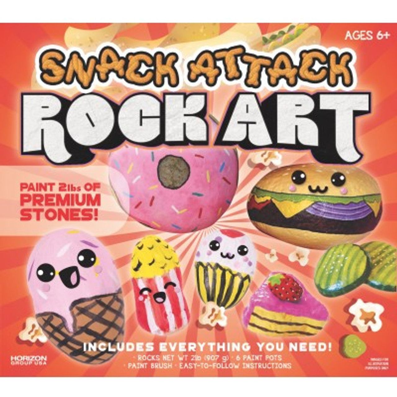 Snack Attack Rock Art