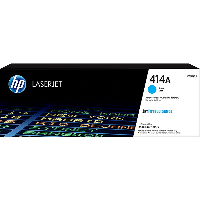 HP 414A Cyan Standard Yield Toner Cartridge (W2021A)