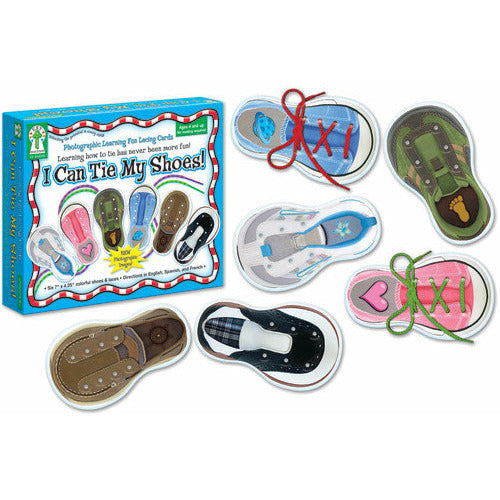 Learning Fun Lacing Cards, I Can Tie My Shoes