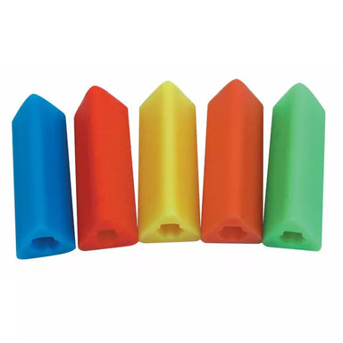 Triangle Pencil Grips, Assorted Colors, Pack of 12 - A1 School Supplies