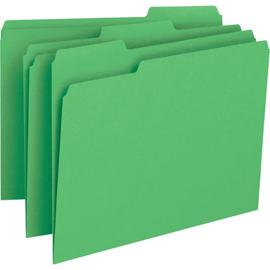 File Folder, 1/3 Cut, Letter, 100/Box - A1 School Supplies