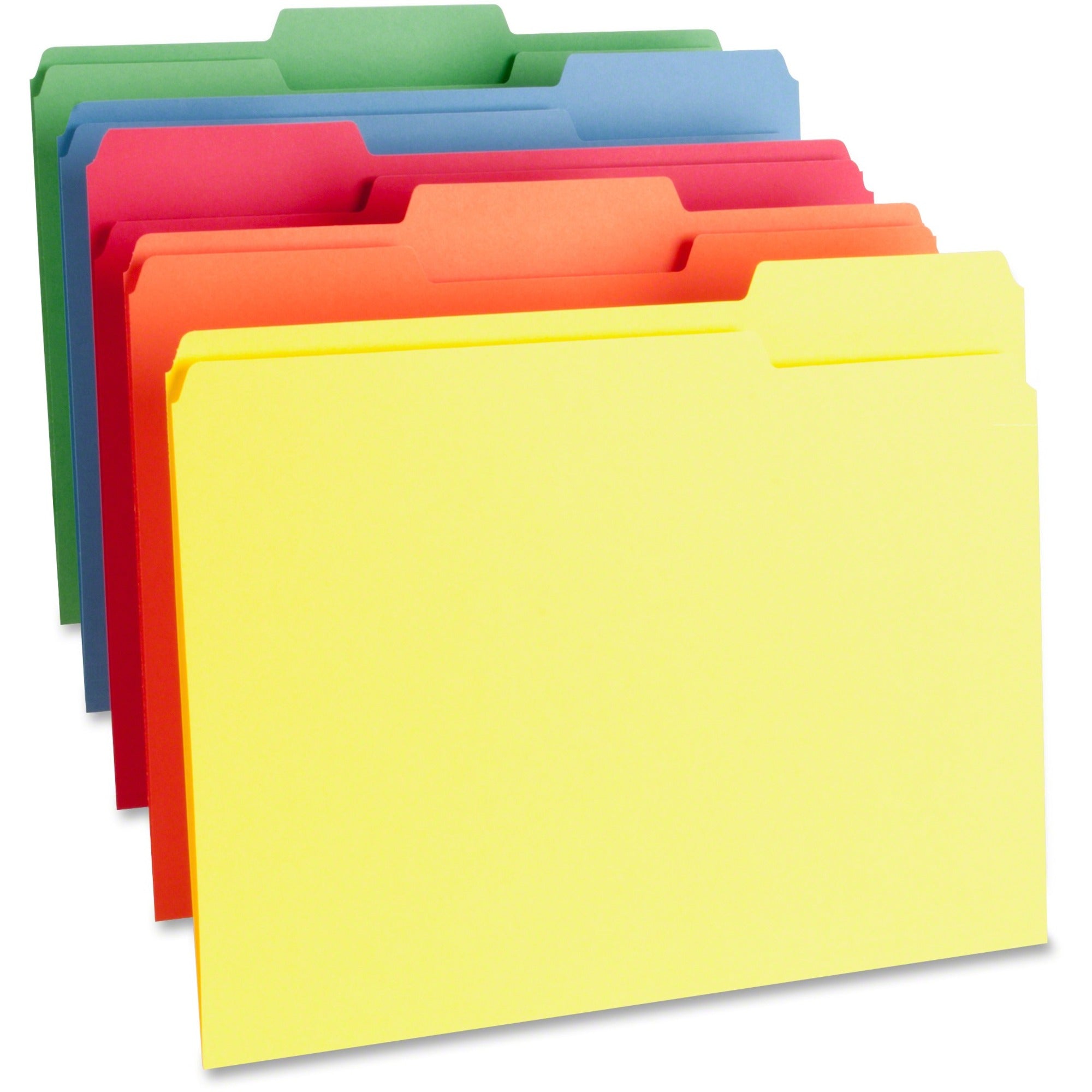 File Folder, 1/3 Cut, Letter, 100/Box - A1 School Supplies