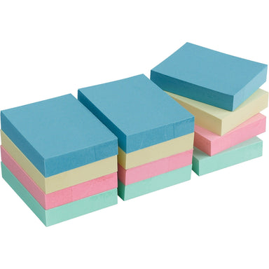 Sticky Notes, 1 3/8 in x 1 7/8 in - Pastel - 12 pad/pack - A1 School Supplies