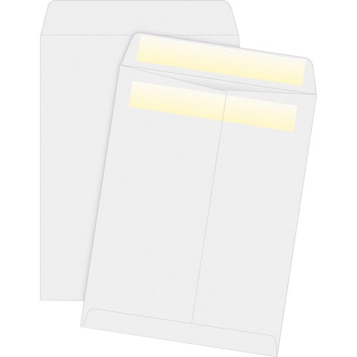 9"x12" Press & Seal Envelope, White (100/Box) - A1 School Supplies