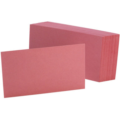 Unruled Index Cards, 3"x5", 100/pack - A1 School Supplies