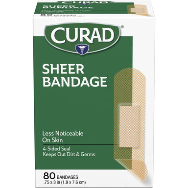 Curad Sheer Bandage Strips - A1 School Supplies