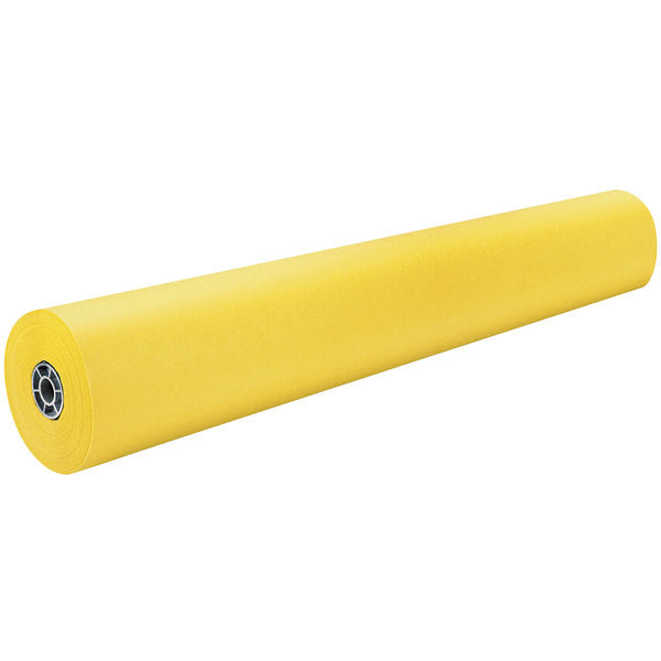 Dual Surface Art Roll- 48"x200'- Canary - A1 School Supplies