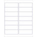 14 Labels Per Sheet 1-1/3" x 4" White Address Labels - A1 School Supplies
