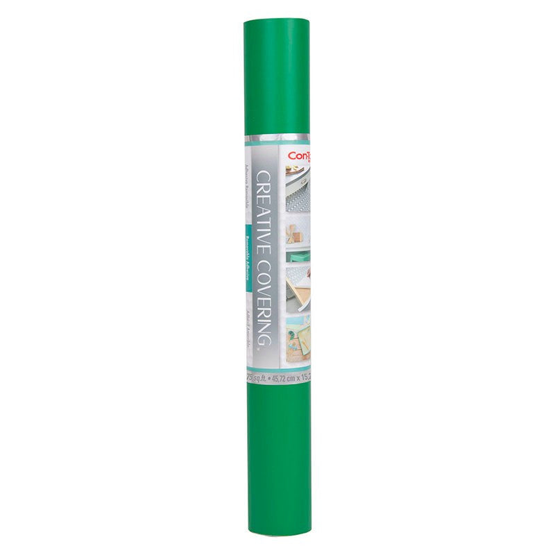 Creative Covering™ Adhesive Covering, Green, 18" x 50 ft