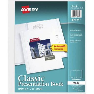 Avery Classic Presentation Book, Letter Size, 12 Pockets - A1 School Supplies
