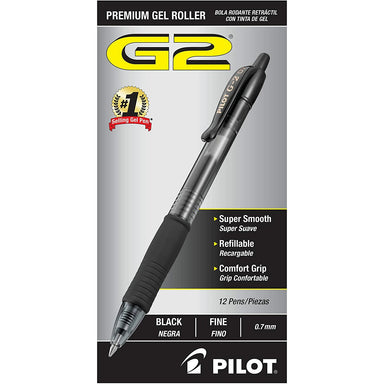 Pilot G2 Gel Ink Rolling Ball, Retractable, Fine Point, Single - A1 School Supplies