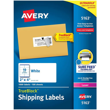 Avery White Labels - A1 School Supplies