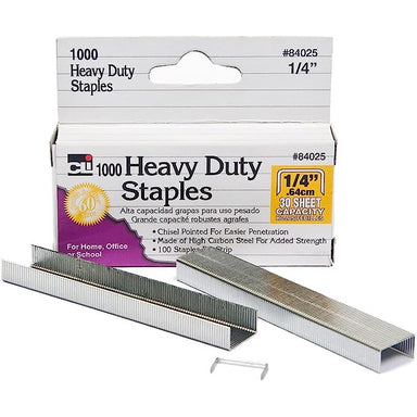 Heavy Duty Staples 1/4 - A1 School Supplies