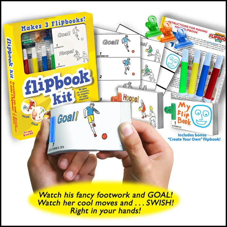 Sports DIY Animation Flipbook Kit