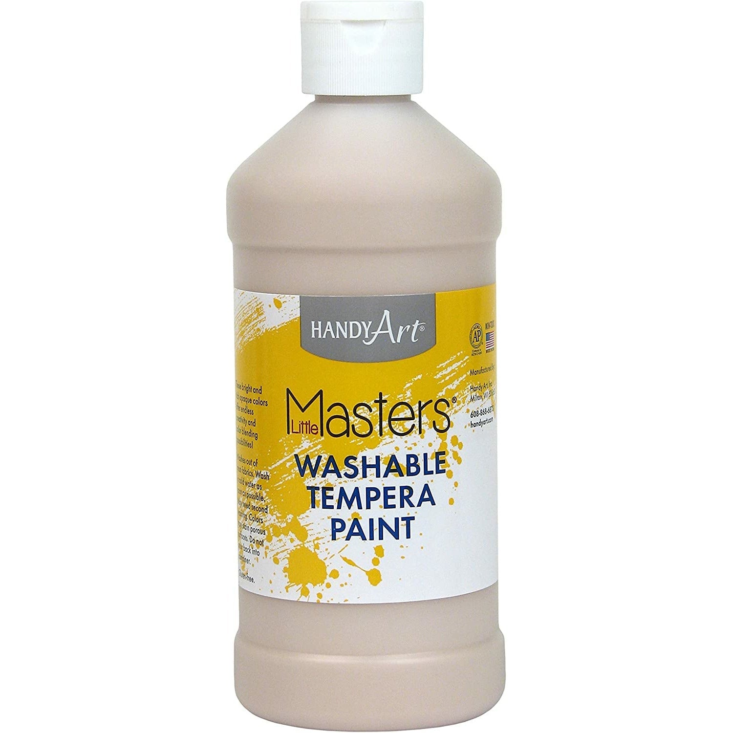 Little Masters® Washable Tempera Paint, 16 oz, Peach