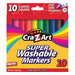 Cra-Z-Art 10 Count Classic Washable Markers, Peggable Box - A1 School Supplies