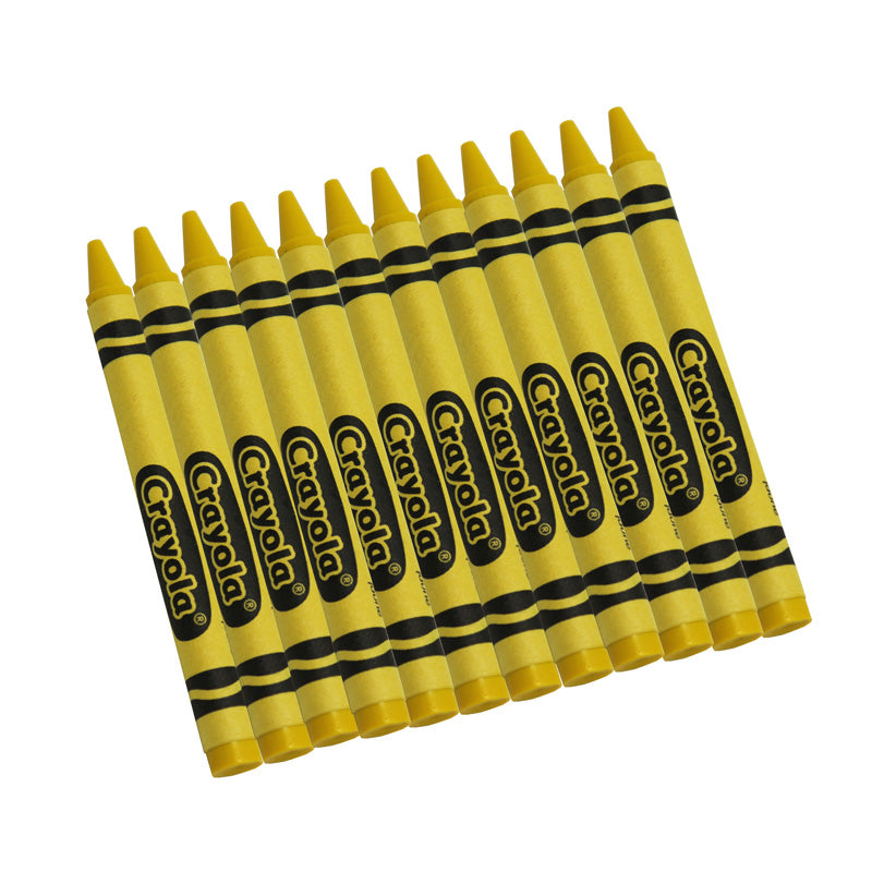 Crayola Bulk Crayons 12 Count Yellow