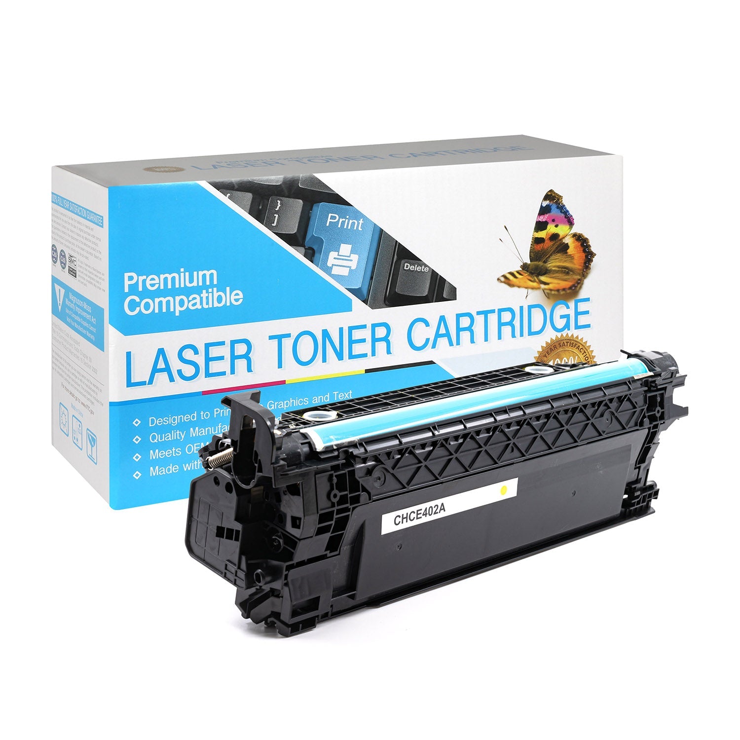 Premium Compatible Laser Toner Cartridge Yellow