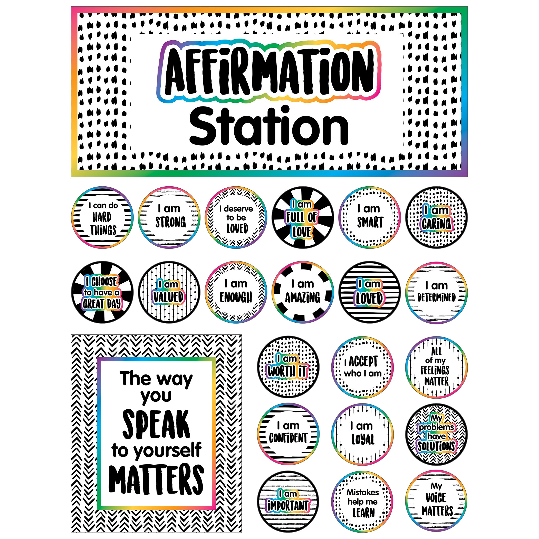 Affirmation Station Bulletin Board Set