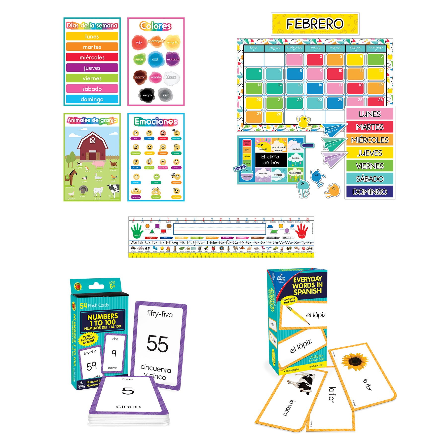 Bilingual Spanish Classroom Teacher Bundle PreK-2