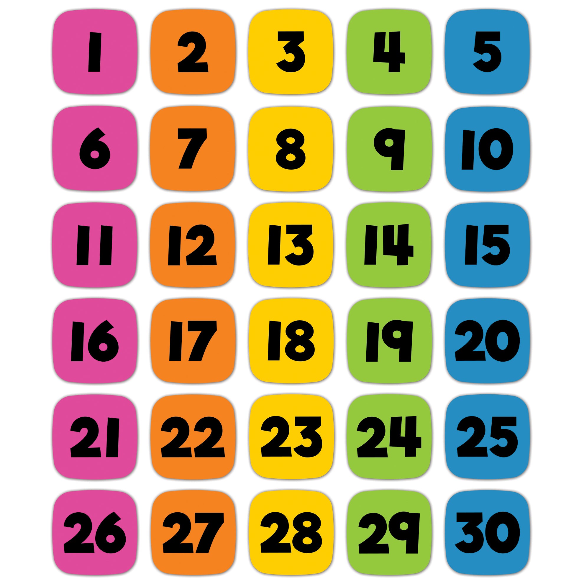 Edu-Clings Silicone Set: Numbers Manipulative - A1 School Supplies