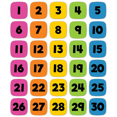 Edu-Clings Silicone Set: Numbers Manipulative - A1 School Supplies