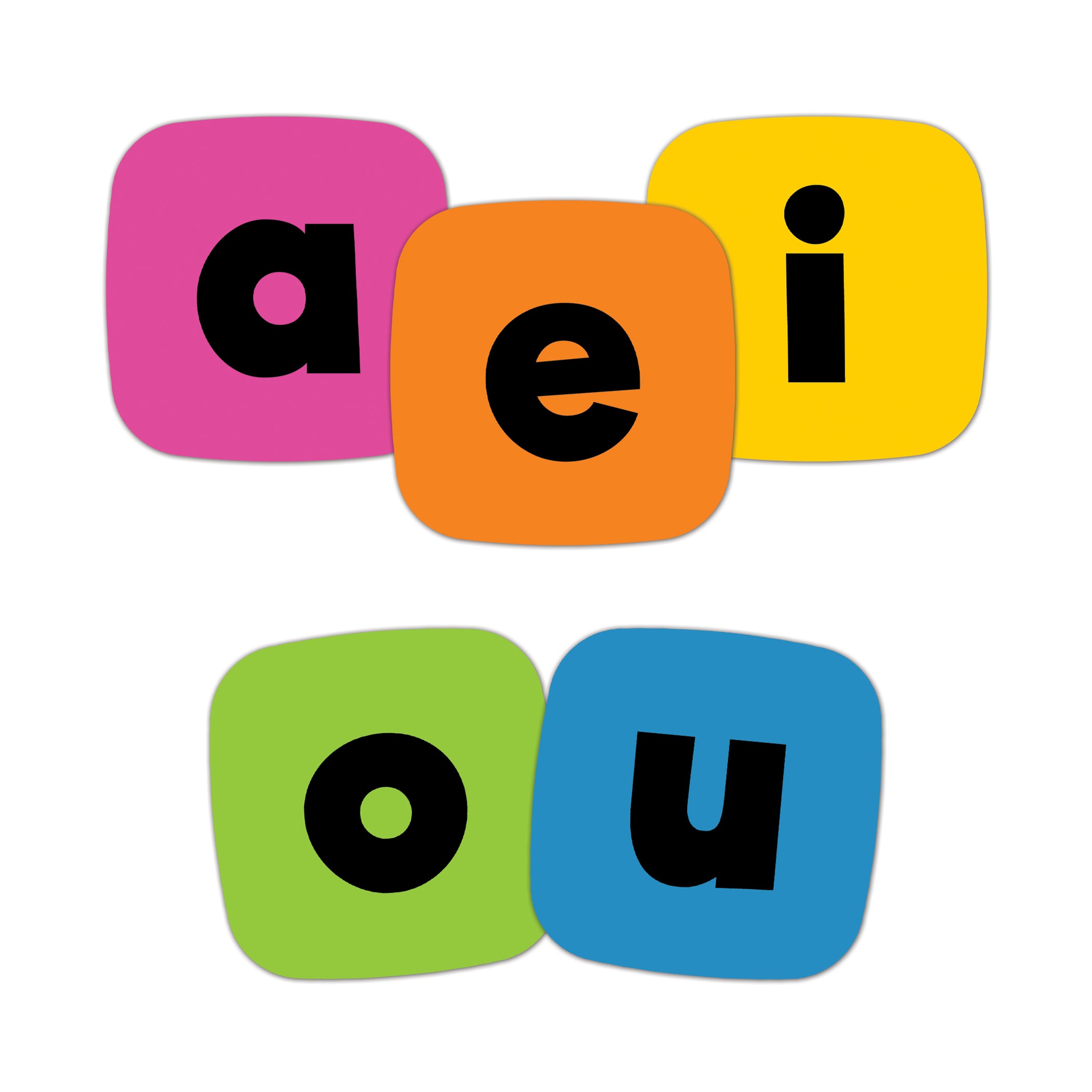 Edu-Clings Silicone Set: Vowels - A1 School Supplies