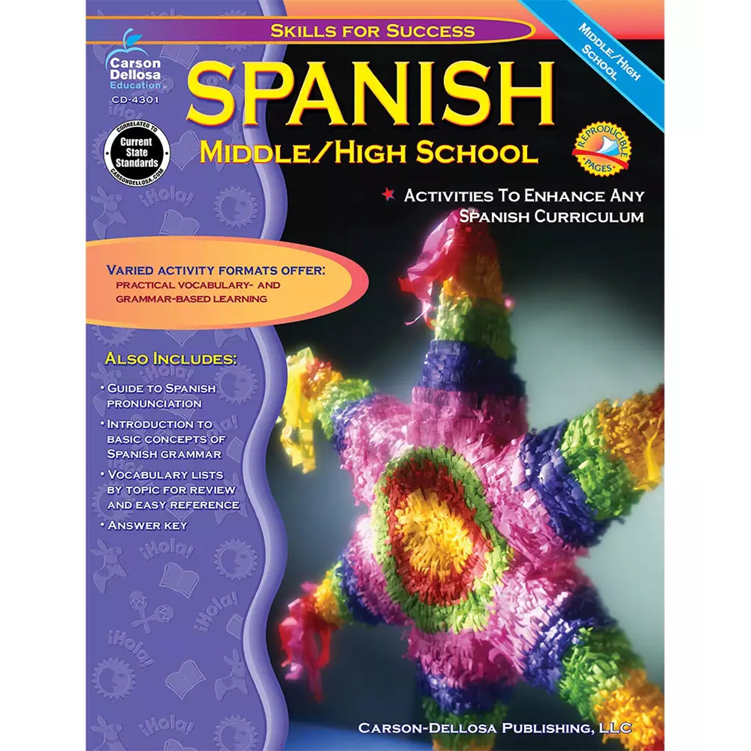 Skills for Success Spanish Resource Book, Grade 6-12, Paperback