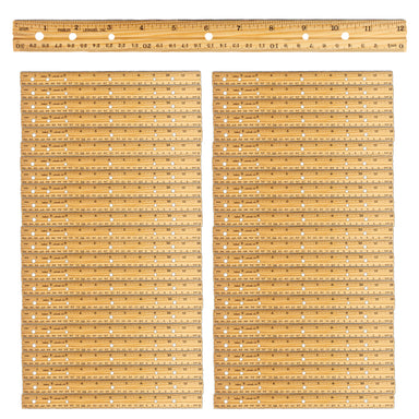 Economy Wood Ruler, Pack of 48 - A1 School Supplies