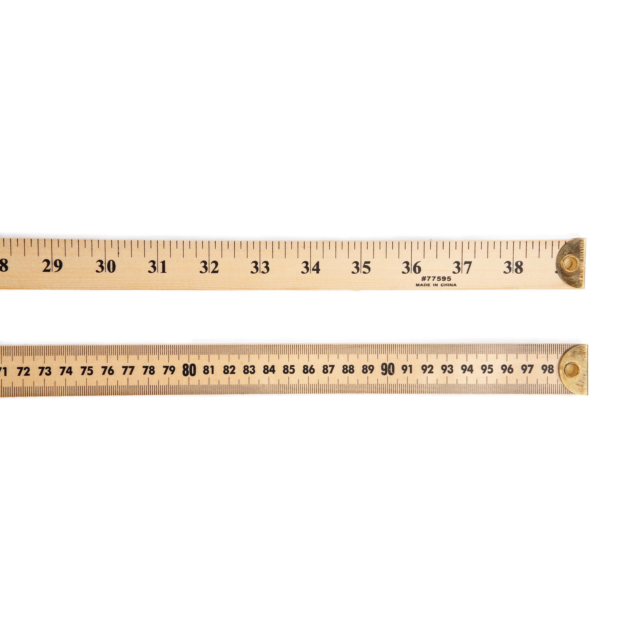 Meter Stick Ruler with Metal End, Pack of 6 - A1 School Supplies