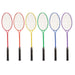 Tempered Steel Twin Shaft Badminton Racket Set - A1 School Supplies