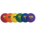 Rhino® Poly 7" Playground Ball Set, Assorted Colors, Set of 6 - A1 School Supplies