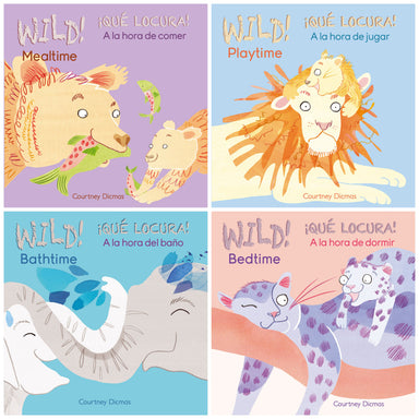Wild! Bilingual Board Books, Set of 4 - A1 School Supplies
