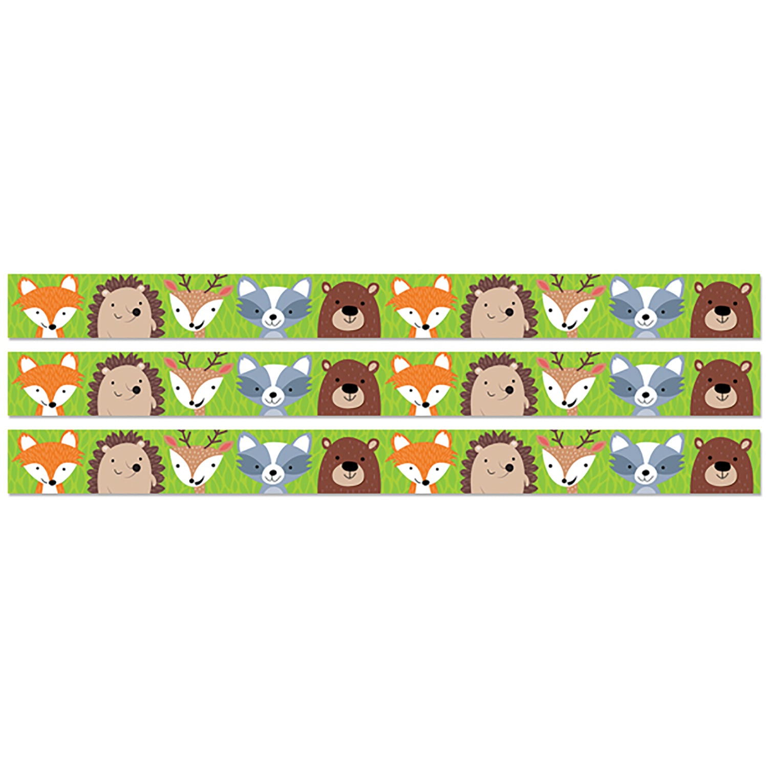 Woodland Animals EZ Border, 48 Feet Per Pack, 3 Packs