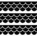 Black Scallops EZ Border™, 48 Feet Per Pack, 3 Packs - A1 School Supplies