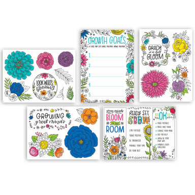 Bright Blooms Blooming Minds Bulletin Board Set - A1 School Supplies