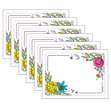 Bright Blooms Doodly Blooms Labels, 36 Per Pack, 6 Packs - A1 School Supplies