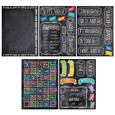 Chalk It Up! Calendar Bulletin Board Set - A1 School Supplies