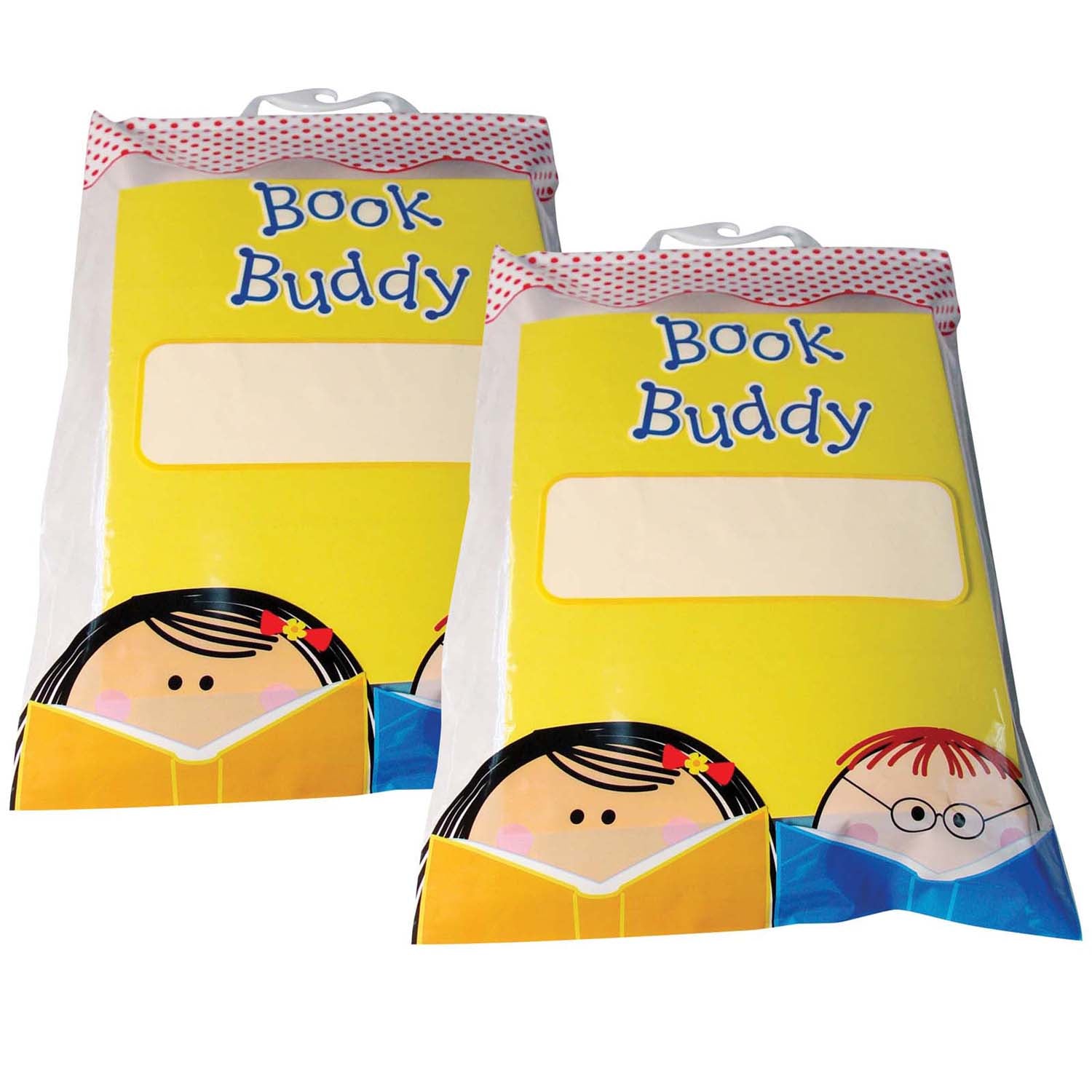 Book Buddy Bags, 11" x 16", 5 Per Pack, 2 Packs - A1 School Supplies