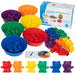 Counting Bears with Matching Bowls - 68pc Set - 60 Bear Counters, 6 Bowls & 2 Game Spinners - A1 School Supplies