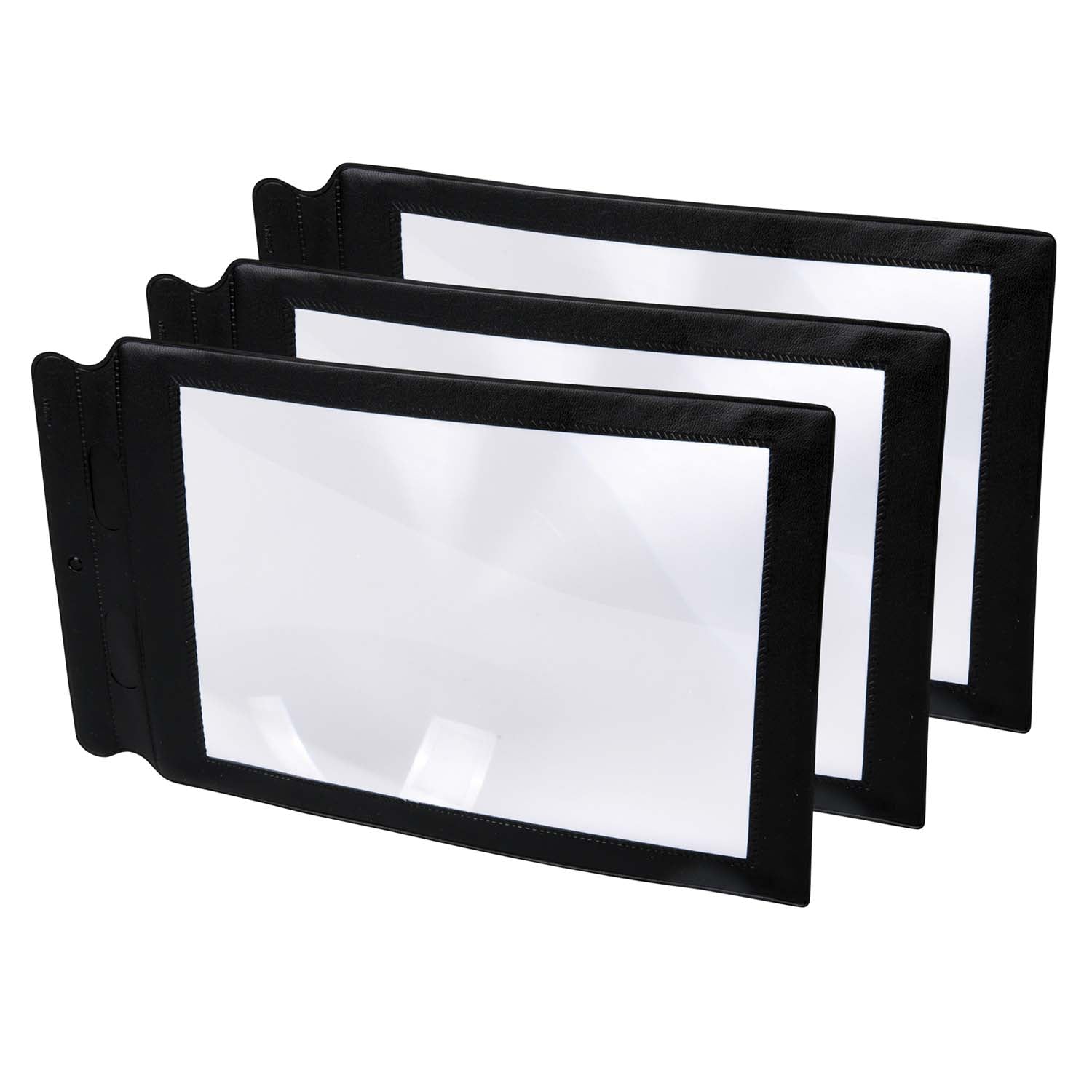 Large Sheet Magnifier, 8.7" x 5.5", Pack of 3