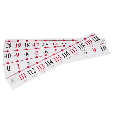 Classroom Number Line -20 to 120 - 37ft Long - A1 School Supplies