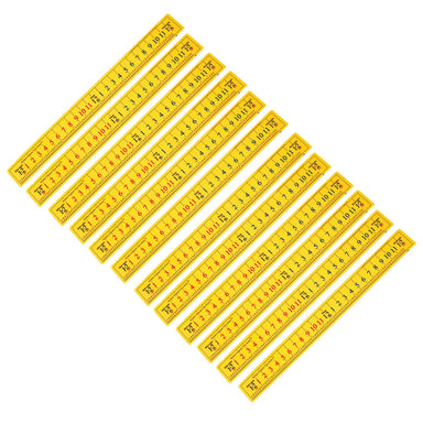 Elapsed Time Ruler - Student Size - Pack of 12 - A1 School Supplies