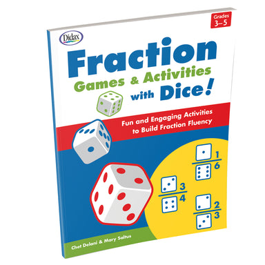 Fraction Games & Activities with Dice Resource Book - A1 School Supplies