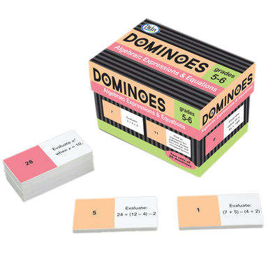 Algebraic Expressions and Equations Dominoes - A1 School Supplies